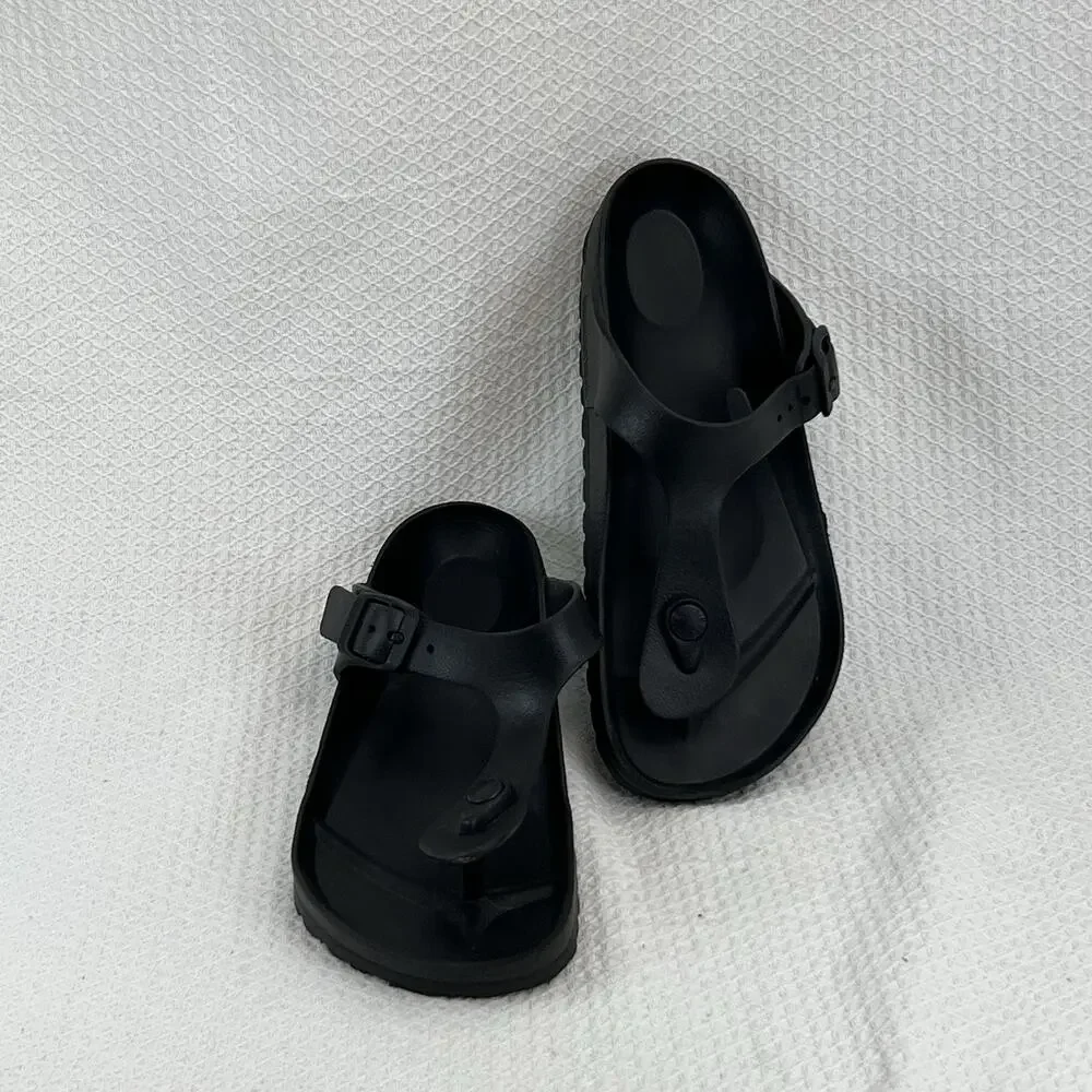 Birkenstock Gizeh EVA Black Waterproof Thong Sandals Women's Size 36 US 5